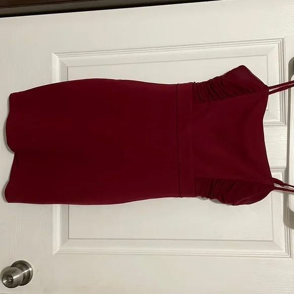 strapless open back dress Tuckernuck Hot Pink Feather Jamie Dress Hot Pink / XXXL